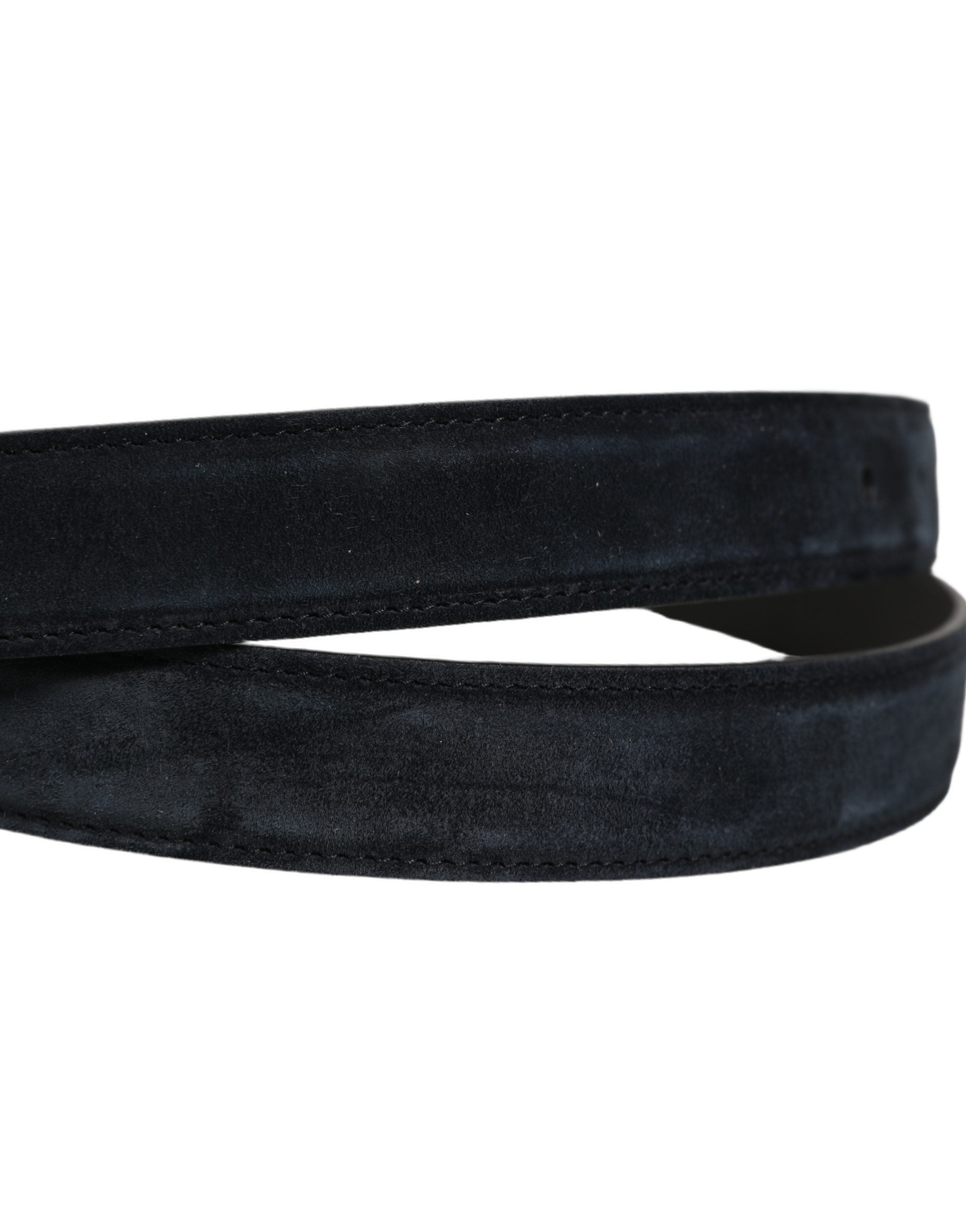 Dolce & Gabbana Men Black Leather Gold Tone Metal Buckle Belt Dolce & Gabbana