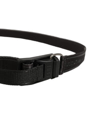 Dolce & Gabbana Men Black Nylon Webbing Plastic Buckle Belt Dolce & Gabbana