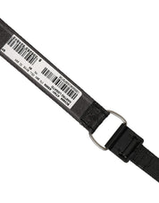 Dolce & Gabbana Men Black Nylon Webbing Plastic Buckle Belt Dolce & Gabbana