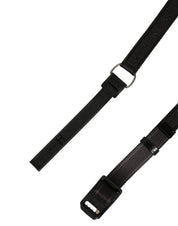 Dolce & Gabbana Men Black Nylon Webbing Plastic Buckle Belt Dolce & Gabbana