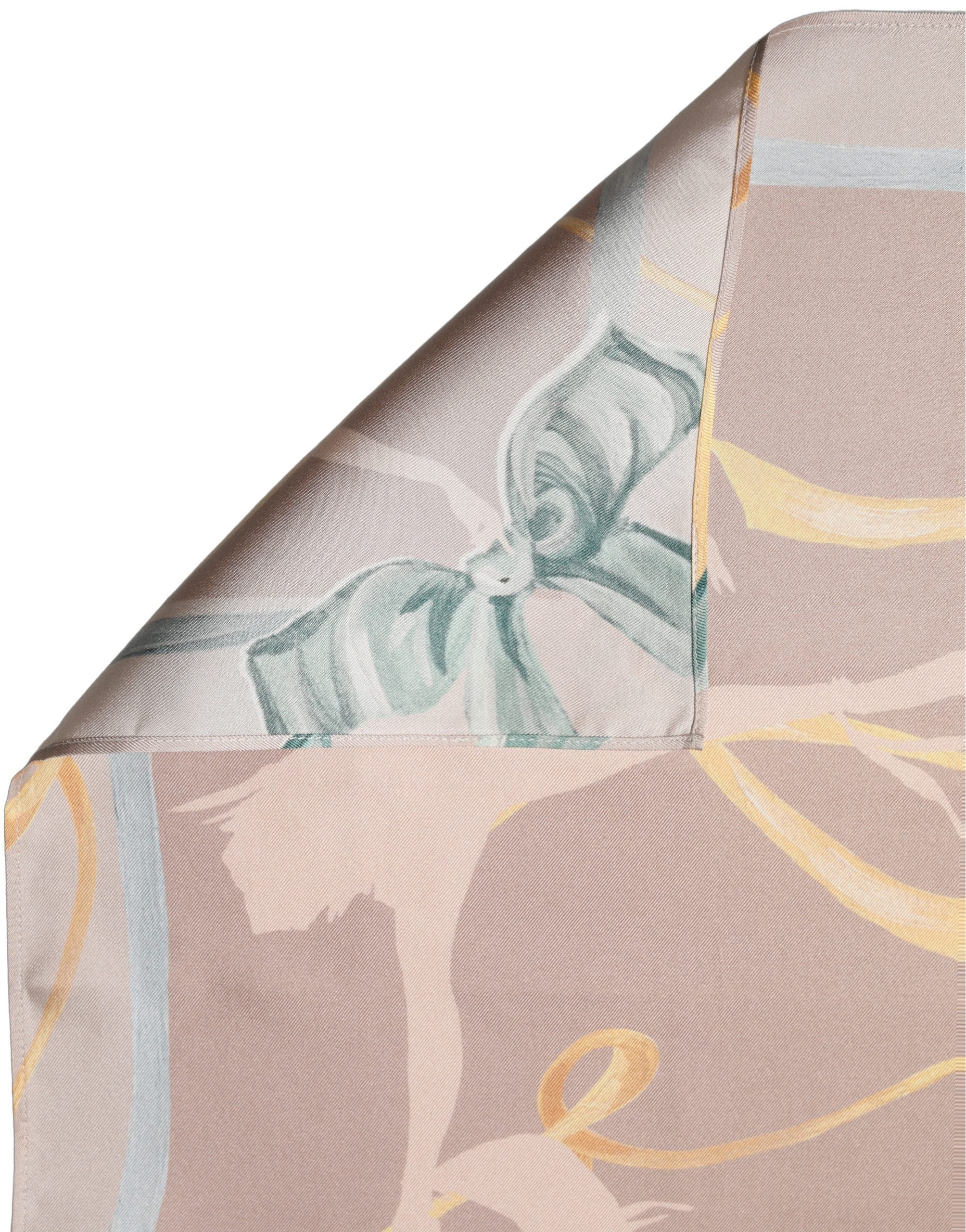 Dolce & Gabbana Men Multicolor Ballerina Floral Foulard Scarf Dolce & Gabbana
