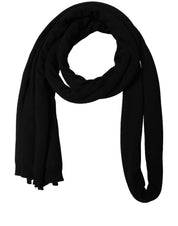 Dolce & Gabbana Men Black Wool Knitted Skinny Foulard Scarf Dolce & Gabbana