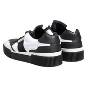 Dolce & Gabbana Black White MIAMI Low Top Men Sneakers Shoes Dolce & Gabbana