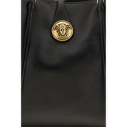 Versace Black Lamb Ovis Aries Shoulder Bag