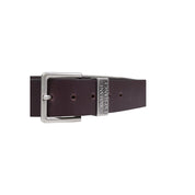 Armani Exchange Brown Leather Regular Belt