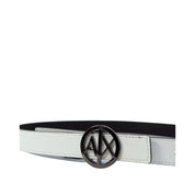Armani Exchange Black Polyester Thin Belt