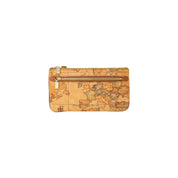 Alviero Martini Prima Classe Beige Cotton Clutch Bag