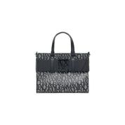 Armani Exchange Black Cotton Handbag