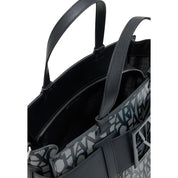 Armani Exchange Black Cotton Handbag