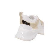 PINKO White Leather Sneakers