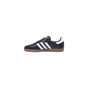 Adidas Originals Black Leather Athletic Sneakers