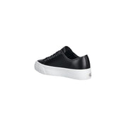 Calvin Klein Jeans Black Leather Low Top Sneakers