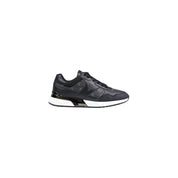 Guess Gray Leather Athletic Sneakers