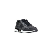 Guess Gray Leather Athletic Sneakers