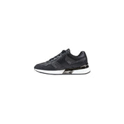 Guess Gray Leather Athletic Sneakers