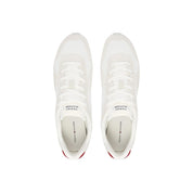Tommy Hilfiger White Recycled Polyester Low Top Sneakers