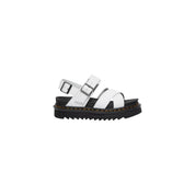 Dr. Martens White Leather Strap-On Sandals