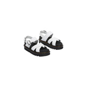 Dr. Martens White Leather Strap-On Sandals