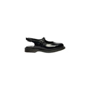 Dr. Martens Black Leather Flat Sandals