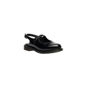 Dr. Martens Black Leather Flat Sandals