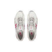 New Balance White Synthetic Athletic Sneakers