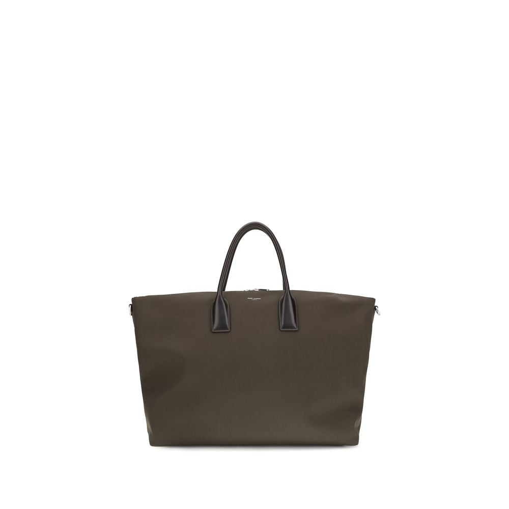 Saint Laurent Brown Calf Leather Bos Taurus Luggage And Travel