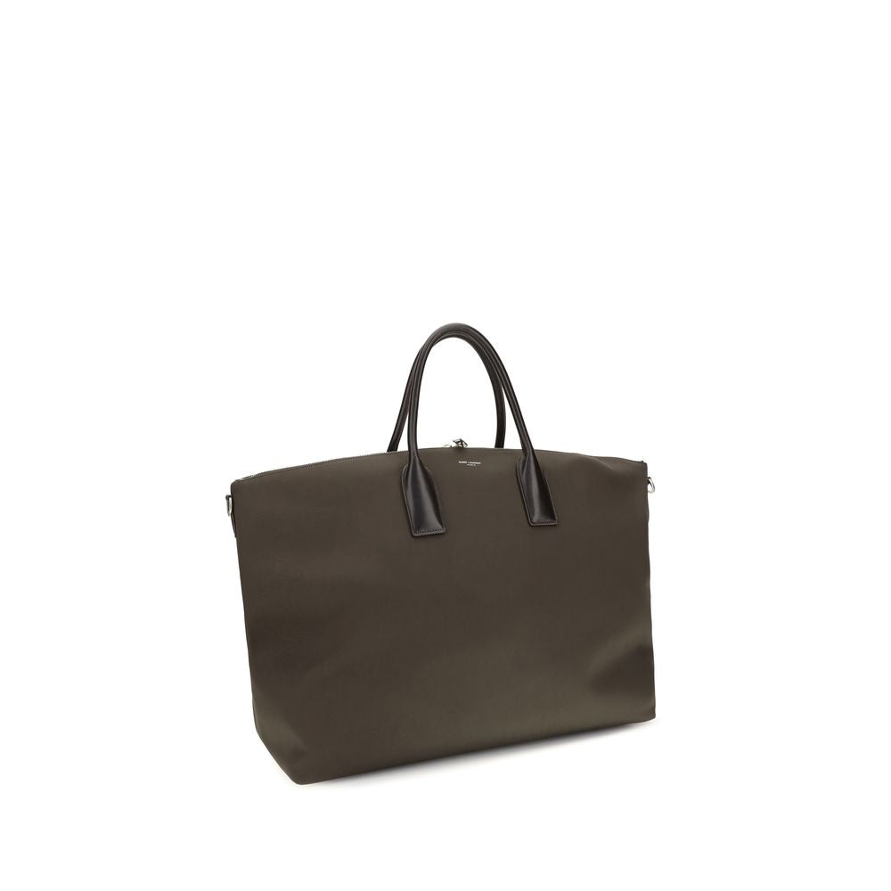 Saint Laurent Brown Calf Leather Bos Taurus Luggage And Travel