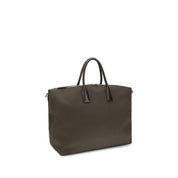 Saint Laurent Brown Calf Leather Bos Taurus Luggage And Travel