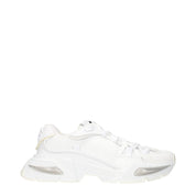 Dolce & Gabbana White Fabric Athletic Sneakers