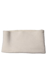 Dolce & Gabbana Men White Polyester Knitted Neck Warmer Scarf