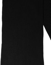 Dolce & Gabbana Men Black Wool Knitted Neck Shawl Scarf