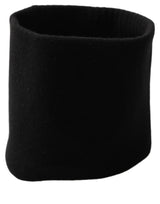 Dolce & Gabbana Men Black Cashmere Knitted Neck Warmer Scarf