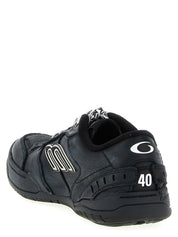 Balenciaga Black Calfskin Athletic Sneakers