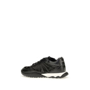 PINKO Black Fabric Low Top Sneakers PINKO