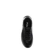 PINKO Black Fabric Low Top Sneakers PINKO