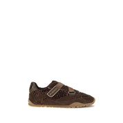 PINKO Brown Suede Leather Athletic Sneakers PINKO