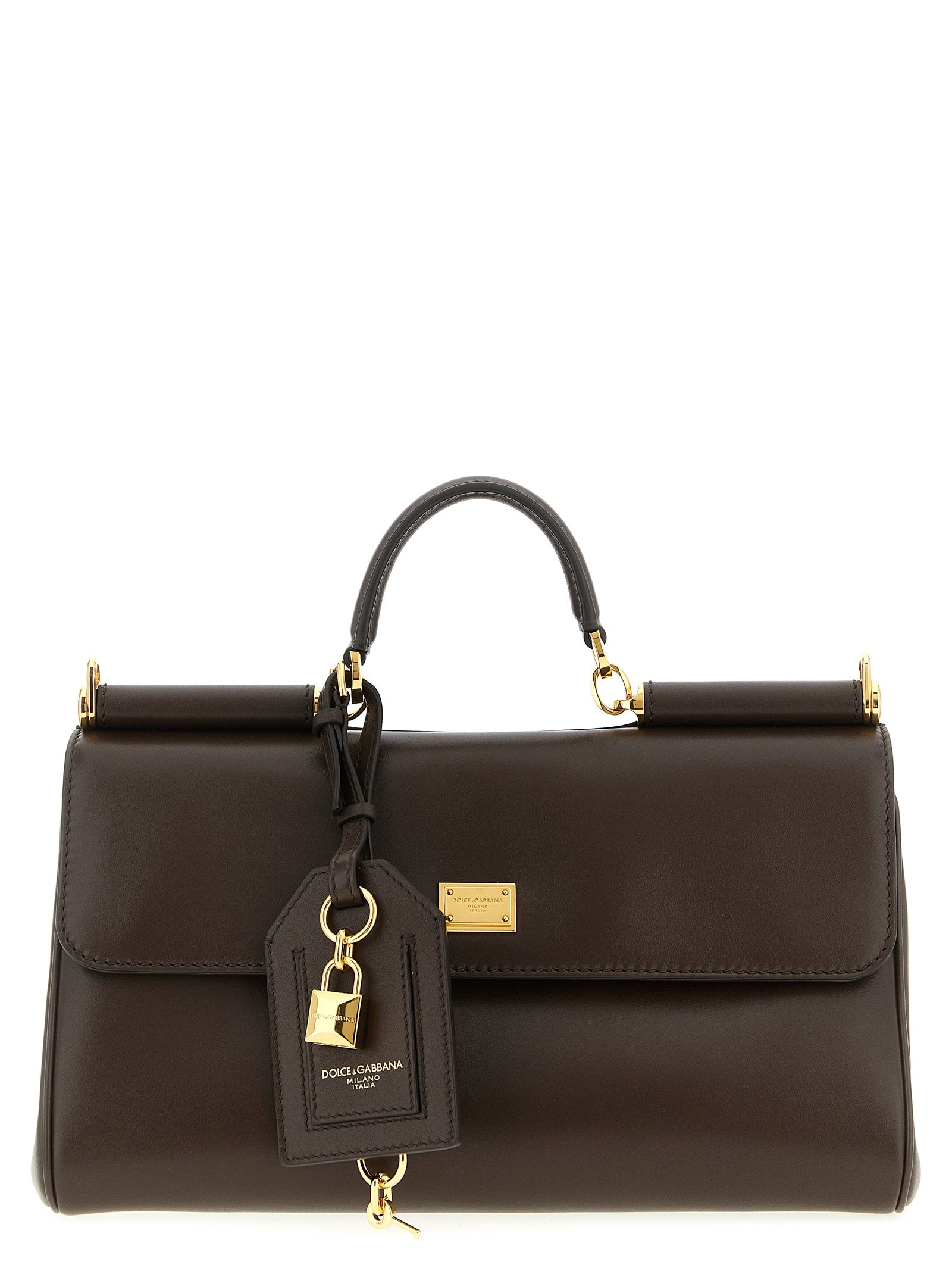 Dolce & Gabbana Brown Calfskin Crossbody Bag Dolce & Gabbana