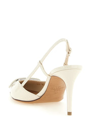 Valentino Garavani White Calfskin High Heel Pumps
