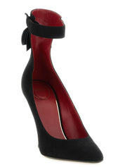 Valentino Garavani Black Goatskin High Heel Pumps