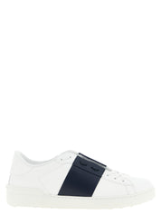 Valentino Garavani Blue Calfskin Low Top Sneakers
