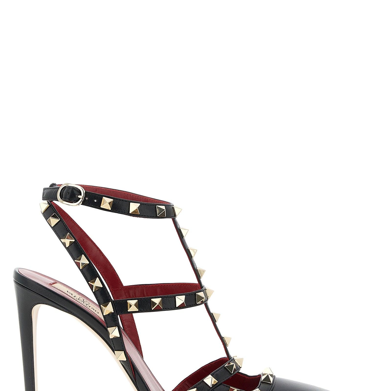 Valentino Garavani Black Calfskin High Heel Pumps Valentino Garavani