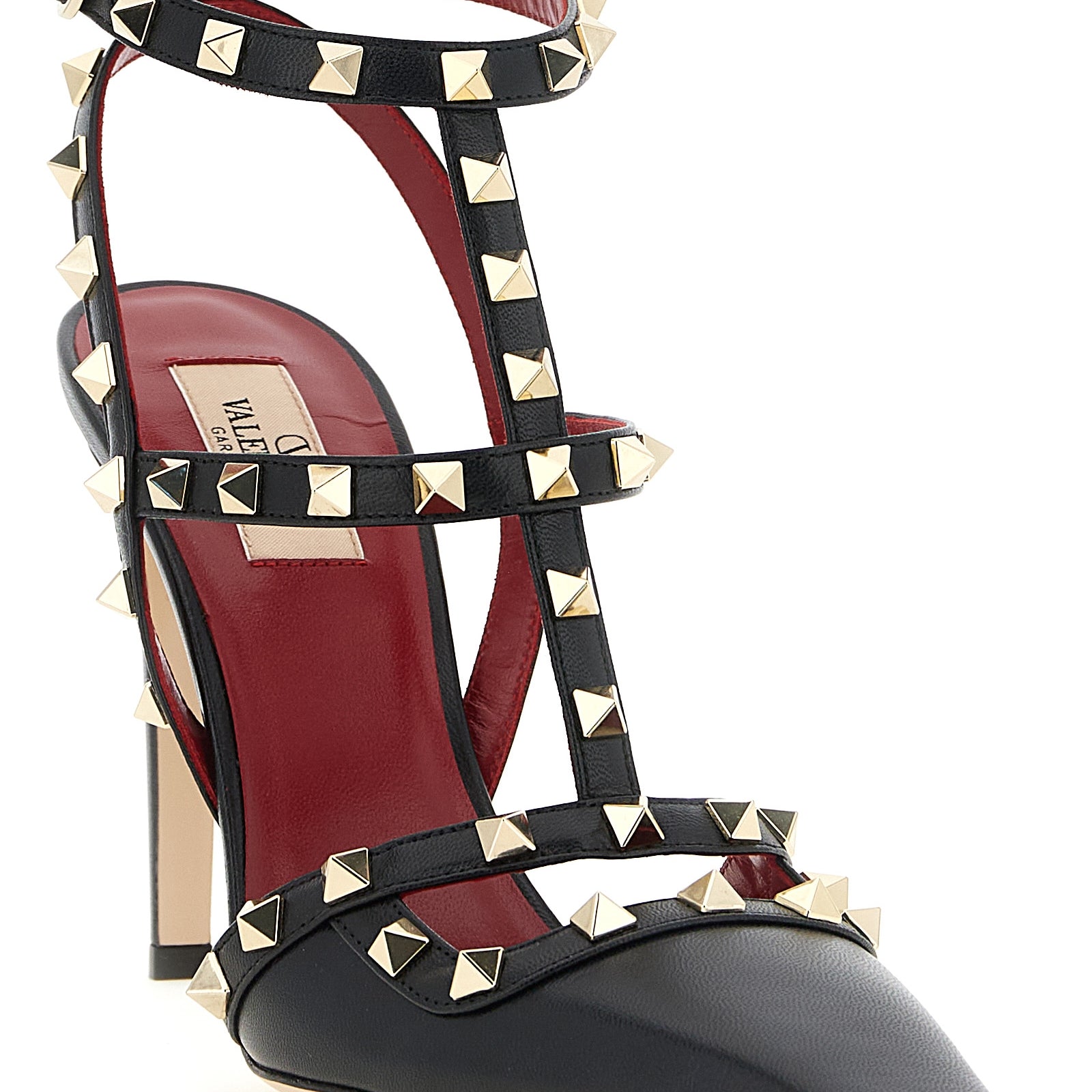 Valentino Garavani Black Calfskin High Heel Pumps Valentino Garavani