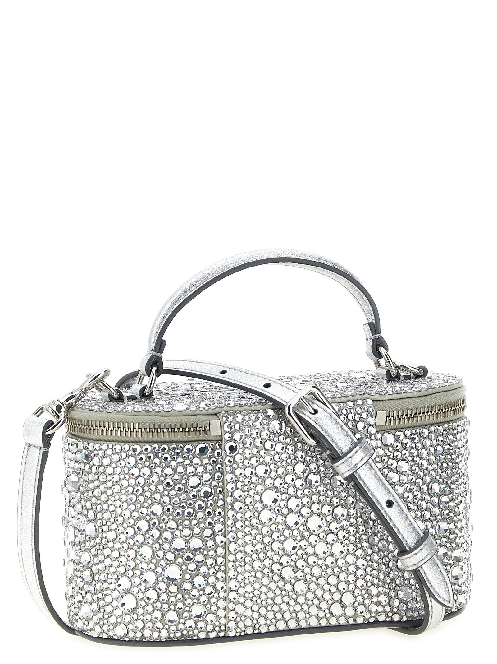 Valentino Garavani Silver Viscose Handbag Valentino Garavani