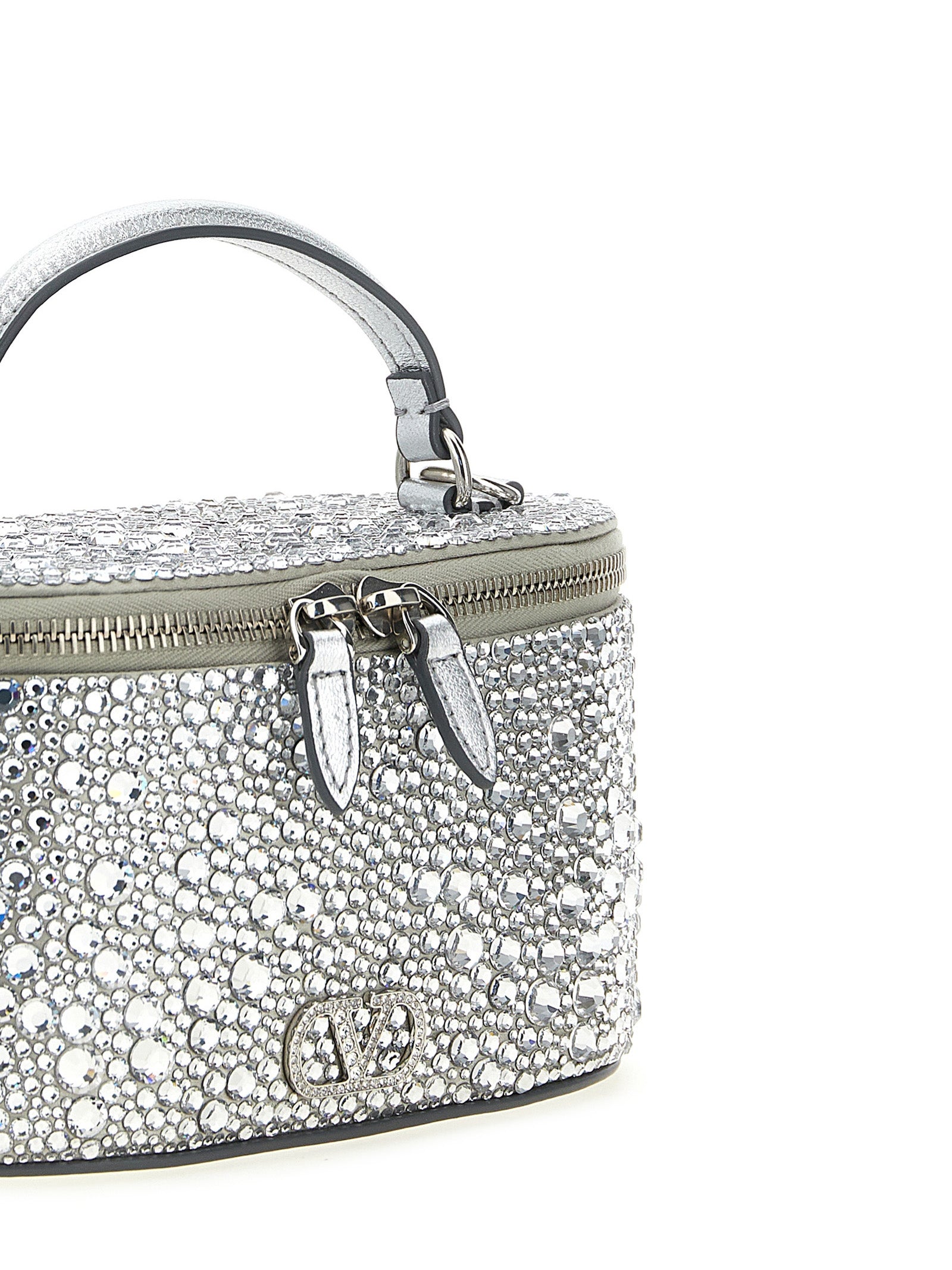 Valentino Garavani Silver Viscose Handbag Valentino Garavani