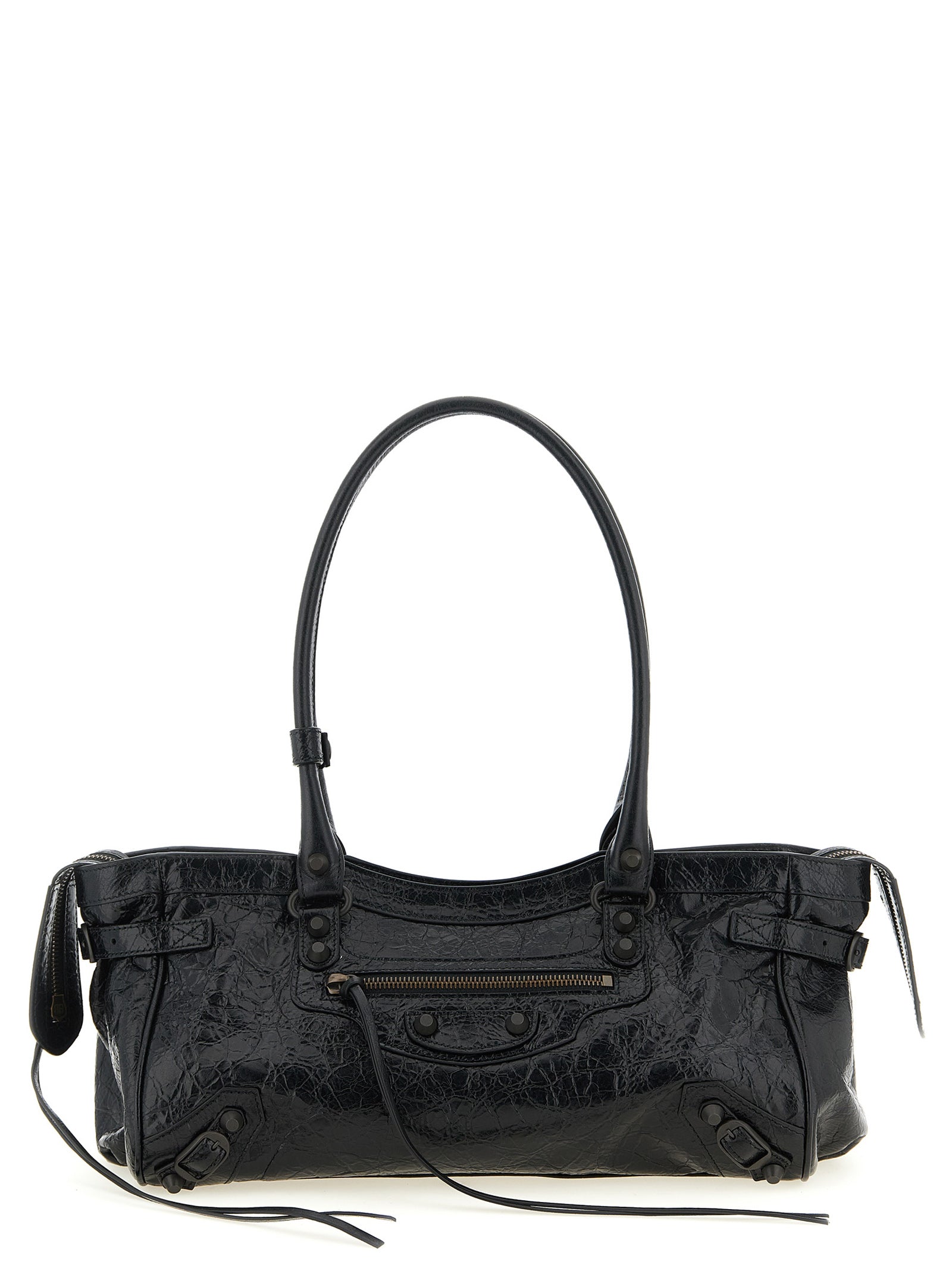 Balenciaga Black Lamb Leather Shoulder Bag