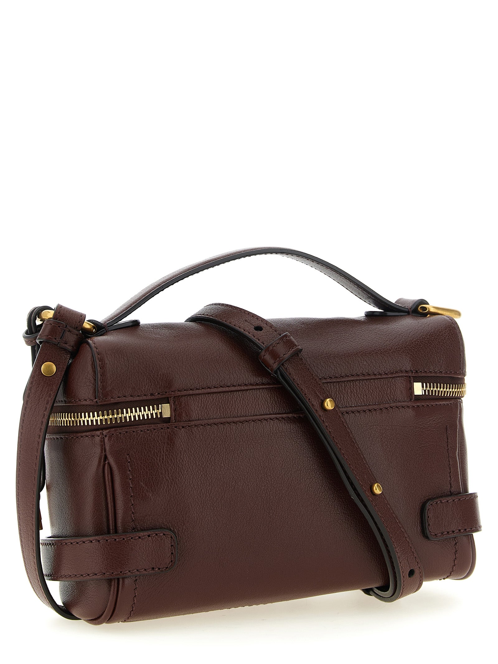 Chloé Brown Buffalo Leather Shoulder Bag