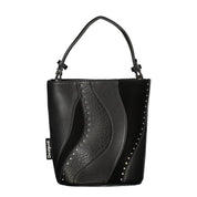 Desigual Nero Poliuretano Women's Bag with Shoulder Strap and Internal Pocket