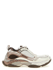 Balenciaga Brown Polyethylene Athletic Sneakers
