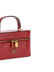 Borsa a tracolla PINKO in pelle di vitello rossa