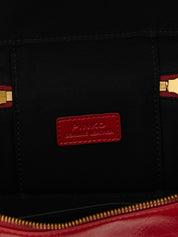 Borsa a tracolla PINKO in pelle di vitello rossa